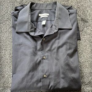 Van Heusen Gray Dress Shirt Classic Design
